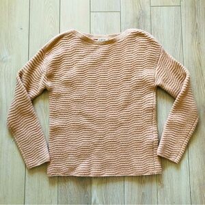 Reiss Frida Sweater Wool Blend in Blush Beige